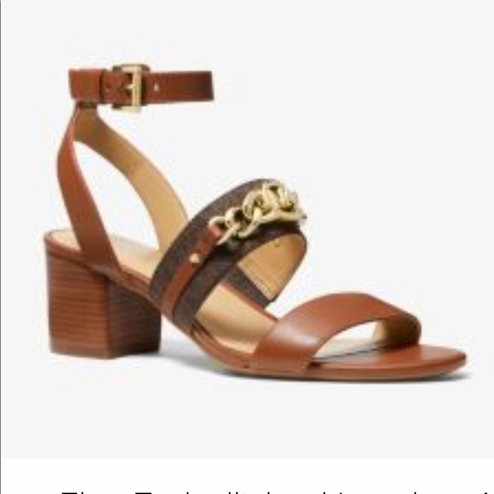 Michael Kors Roxanne leather sandal